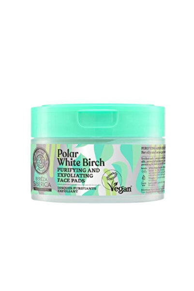 POLAR White Birch Exfoliating and Purifying Compresses with Niacinamide for O...