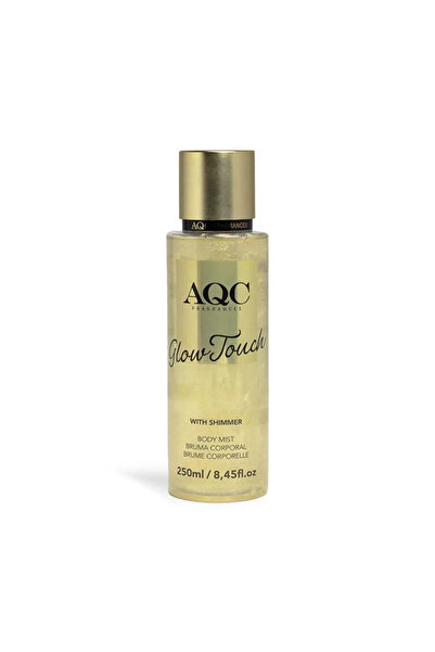 AQC Fragrances AQC Glow Touch Σπρέι Σώματος με Λάμψη Χρυσό, Γλυκό Τροπικό 250ml