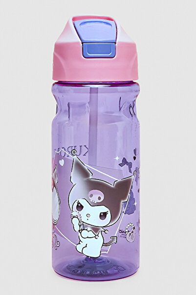 R&B Kuromi Print Sipper Water Bottle - 500ml