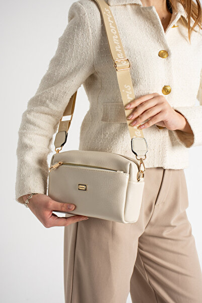 Sanmorris Viatox Vs 1441 Women's Shoulder Bag Handbag Crossbody Bag Cream