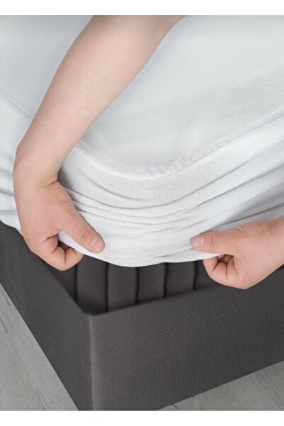 DENİZLİ ÇEYİZ Economical Liquid-Proof Fitted Mattress Protector with Elastic ...