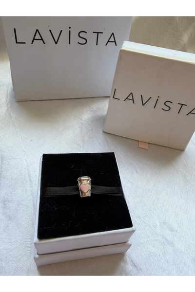Generic Brand Take of Coffee Silver Charm