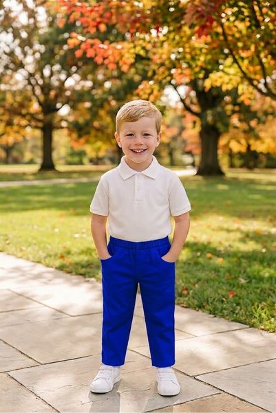 NACAR STORE Dječje unisex elastične pantalone sa rastegljivim strukom za škol...