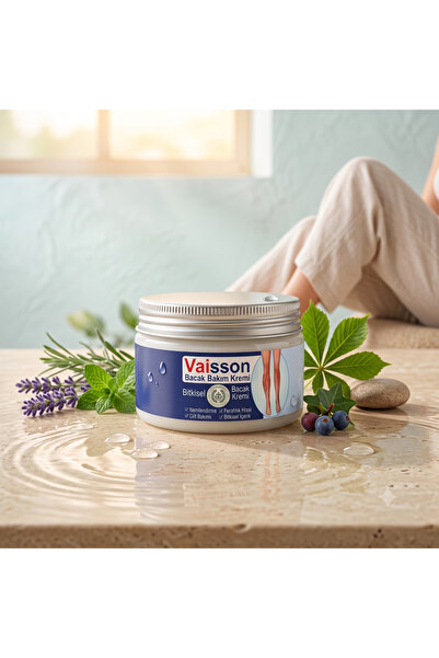 medi pazarlama Vaisson Bitkisel Bacak Bakım Kremi 50 ml | Nemlendirici ve Fer...