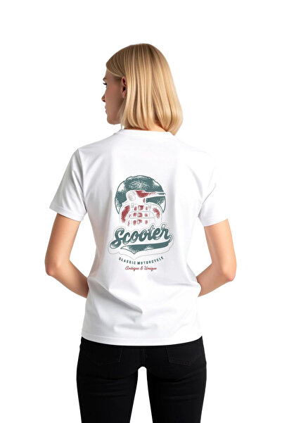 PayBuy Tricou pentru femei cu imprimeu grafic pentru scuter și motocicletă, 1...