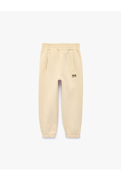 Koton Oversize Balloon Form Jogger Sweatpants with Ribbon Detail