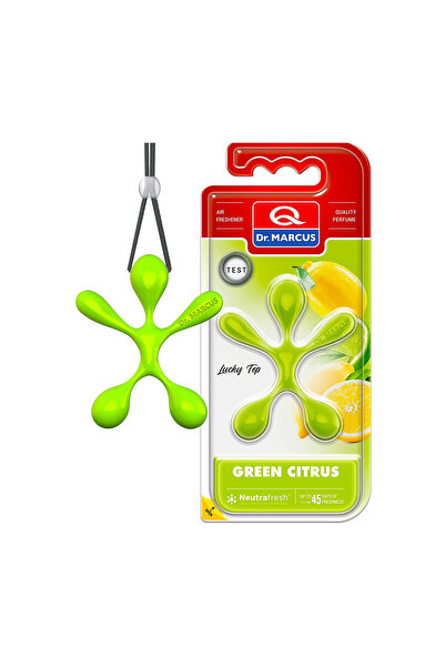 Alista Home Odorizant auto Dr. Marcus Lucky Top Green Citrus, parfum proaspăt...
