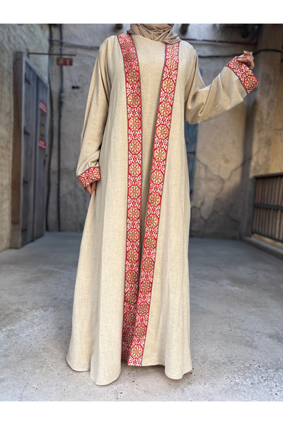 details Scarlet Abaya Set