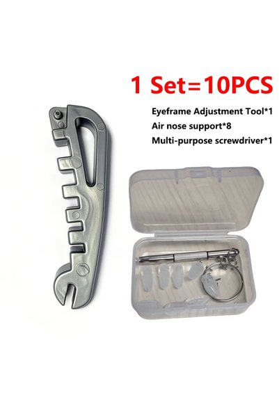 choice2 1 Set-10PCS Sturdy Eyeglass Adjustment Tool,Leg Bending & Nose Pads R...