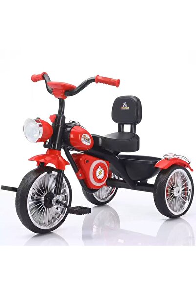 happyworld2026 Tricicleta Copii Cu Pedale, Trei Roti, Muzica Si Lumini, 1-4 A...