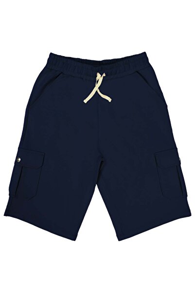 OrganicKid Bon Voyage Erkek Lacivert Kargo Cepli Short
