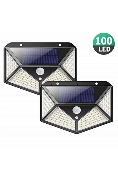STARSTAR 2-pack 100LED solar motion sensor light 2200mAh.
