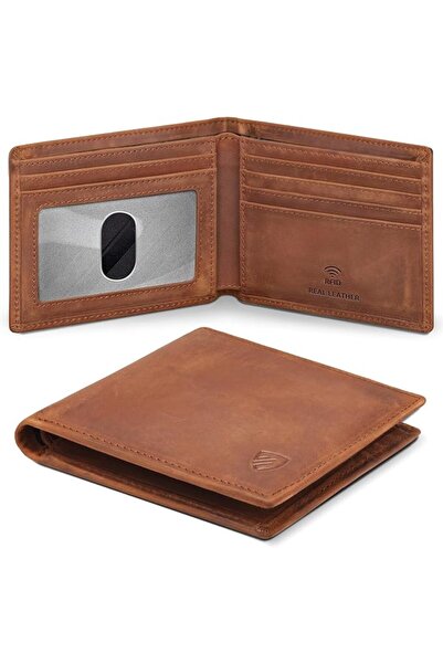 GENERAL RUNBOX Wallet for Men Slim Holder Leather RFID Blocking Small Thin Me...