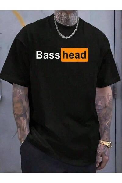 2BIR تي شيرت قطني 100% بتصميم رأس الباس (Headbanger) لمهرجانات EDM وحفلات الر...