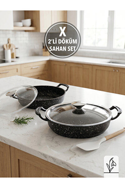 FMS |   Casting Sahan X 2-Piece Set |   20 - 22 cm |   Non-Stick Surface |   ...