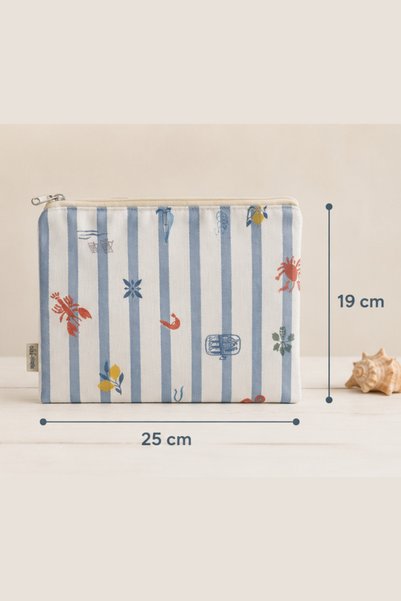 Mama Yoyo Baby&Kids Striped Sea Insulated Sun Protection Makeup Medicine Cream Bag Thermal