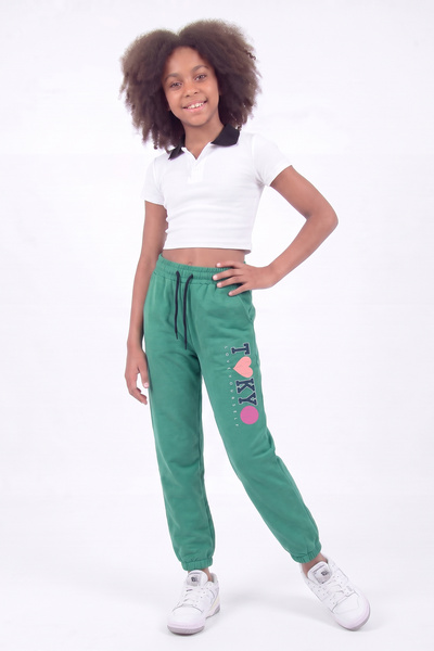 FYK KİDS Girl's Double Pocket Printed Colorful Jogger Sweatpants