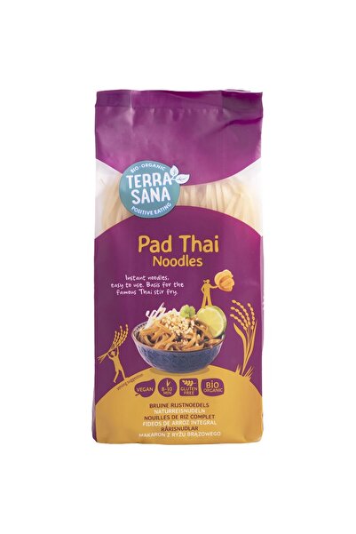 Terrasana Tăiței de orez Pad Thai, bio, fără gluten, 250g