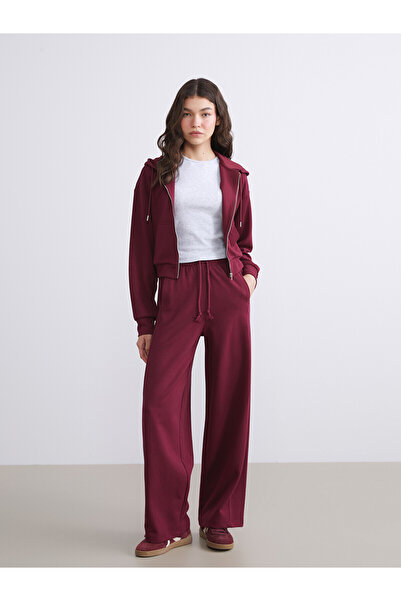 LC Waikiki Peak New Season Elastic Waist Wide Leg Women's Sweatpants