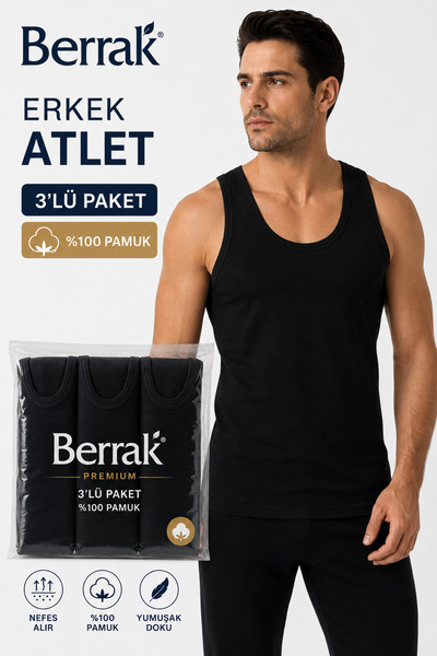 Bilal Çınar Tekstil قميص داخلي رجالي من القطن الممشط بنسبة 100% من بيرراك، قم...