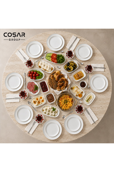 Cosargroup Katlanabilir Yer Sofrası - Yemek Masası - 21 Cm Yükseklik-100 CM-XL