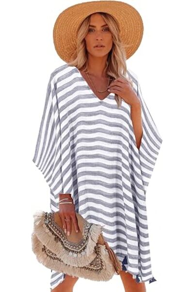 Moss Rose Women's Beach Cover up Swimsuit Kimono Cardigan with Bohemian Flora...
