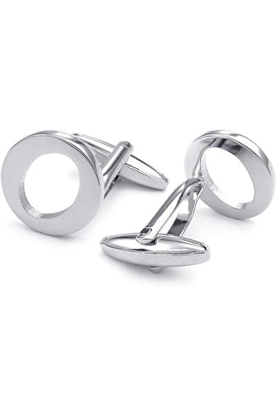 honeyfoam HONEY BEAR Cufflinks Initial Alphabet Letter for Mens Wedding Forma...