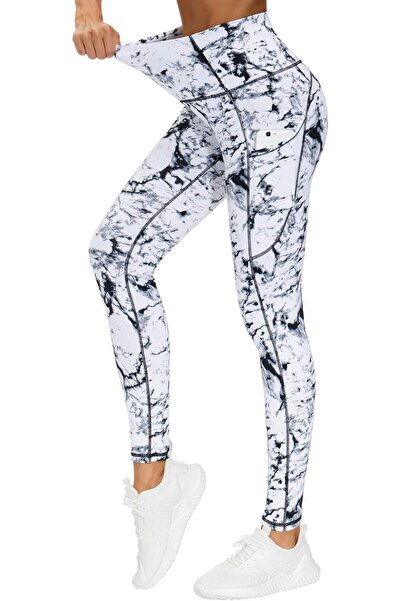 THE GYM PEOPLE womens Capri Leggings | Tummy Control, Deep Side Pockets, Squa...
