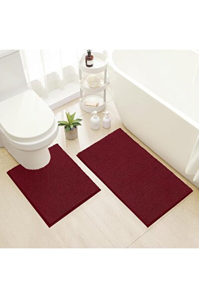GENERAL HOMEIDEAS 2 Pieces Bathroom Rugs Set Navy Blue, Ultra Soft Non Slip B...