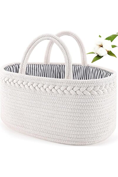 ABenkle Baby Diaper Caddy, Nursery Storage Bin and Car Organizer for Diapers ...