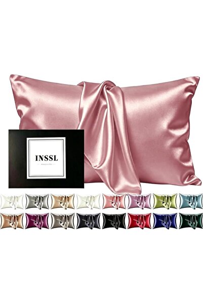 GENERAL INSSL Silk Pillowcase f Women, Mulberry Silk Pillowcase for Hair and ...