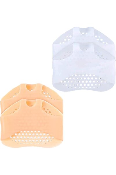 Geyoga 2 Pairs Ball of Foot Cushions Breathable Silicone Front Foot Pad Anti-...