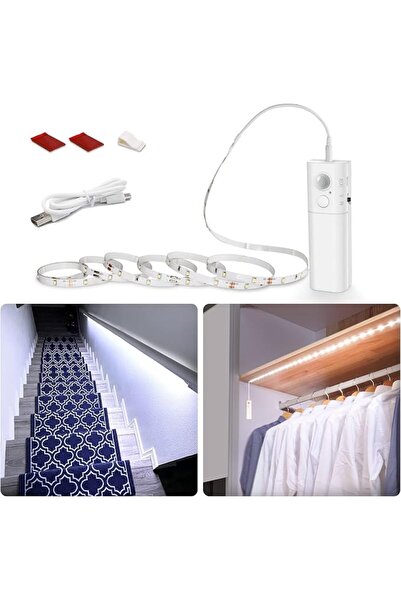 GENERAL WOBANE Motion Activated LED Strip Light, Rechargeable Closet Lighting...