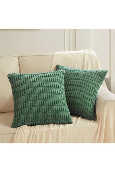Fancy Homi 2 Packs Dusty Blue Decorative Throw Pillow Covers 18x18 Inch for L...