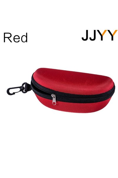 Choice Red JJYY Portable Sunglasses Protector Oxford Cloth Hard EVA Zippered ...