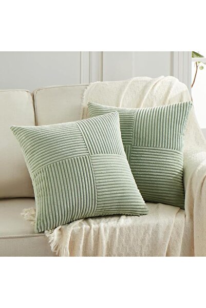 Fancy Homi 2 Packs Rust Boho Decorative Throw Pillow Covers 18x18 Inch for Co...