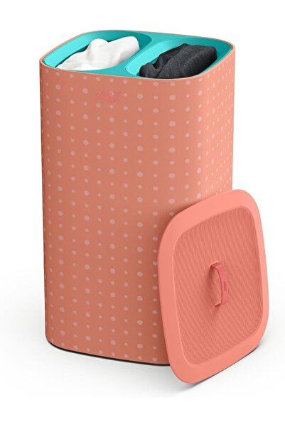 Joseph Joseph Tota Laundry Separation Basket, Three 30-Liter Compartments, Bl...