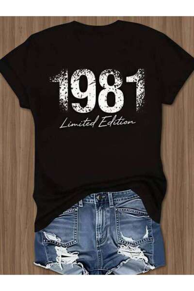 23ERVA Summer Outfit Women, 1981 Limited Edition Funny Vintage T-Shirt, Loose...
