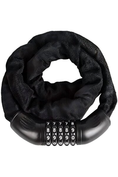 STARSTAR 160cm 5-digit combination chain lock black.