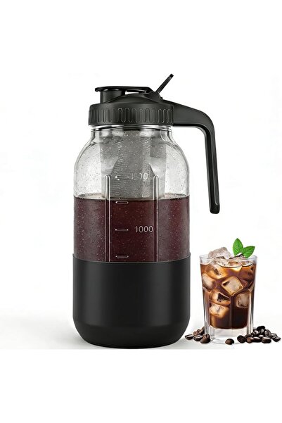 GENERAL Cold Brew Coffee Maker, 32oz Cold Brew Pitcher with Stainless Steel S...