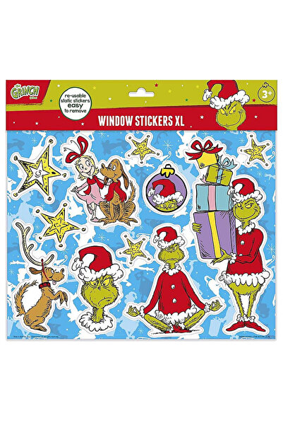 MC Micostore Grinch-Abtibilduri fereastra XL CRACIUN