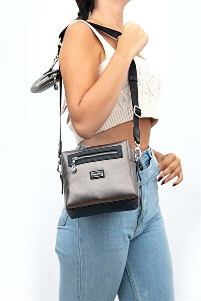 Silver Polo Women's Crossbody Bag 1038
