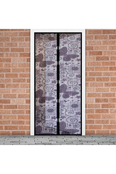 Alista Home Plasă magnetică anti-țânțari pentru ușă 100x210 cm, model fluture...