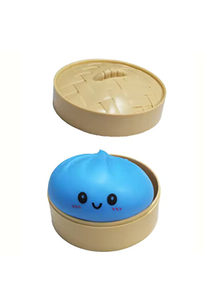 Leno Mini Dumpling And Steamed Bread Squeeze Toy Set, Soft Stress Reliever, S...
