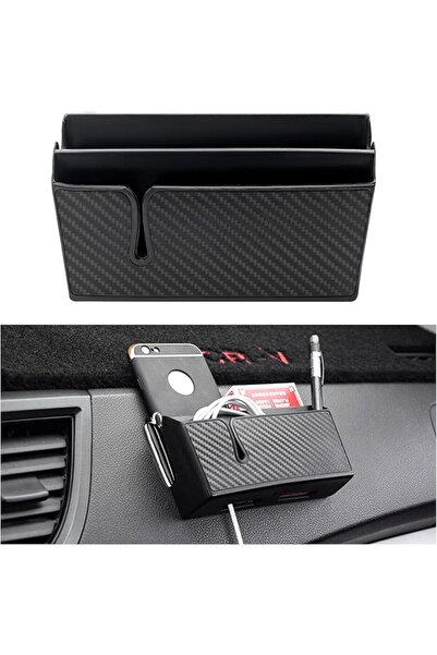 GENERAL Dickno Car Storage Box - Multifunctional Carbon Fiber Car Cell Phone ...