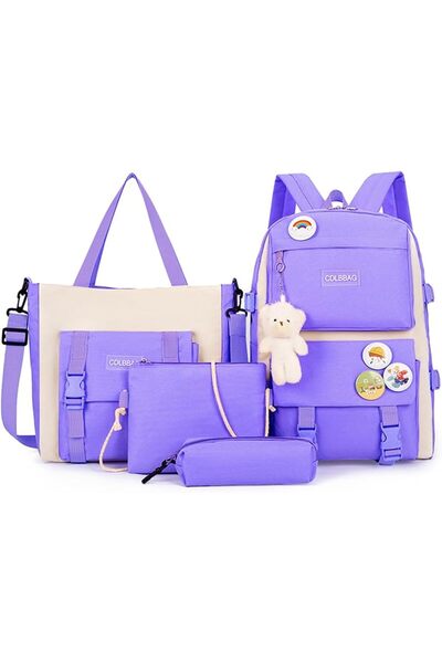 URbazaar Kids Bags Toddler Backpack School Bags For Girls, 4Pcs Cute Backpack...
