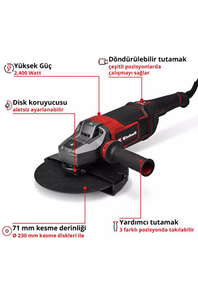 Einhell TP-AG 230/2400 Avuç Taşlama 4430895