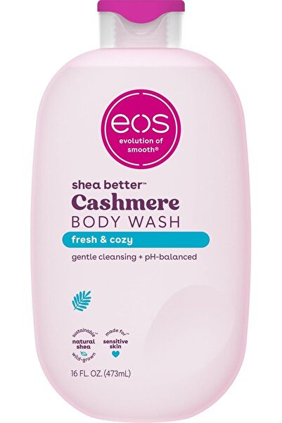 Eos Shea Better Cashmere Body Wash, Fresh & Cozy, Moisturizing, pH Balanced B...