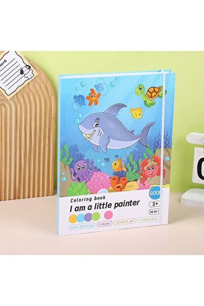 Cuppy Box Ocean Animals Coloring Book | Kids Underwater Coloring & Creative A...