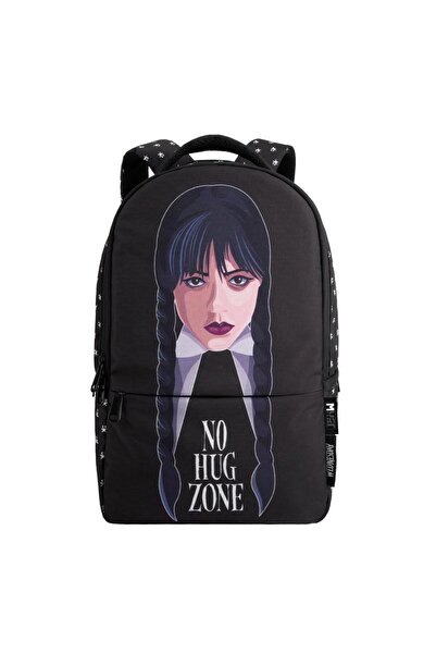 MC Micostore Ghiozdan Wednesday 29x16x45cm 3 compartimente Must 10/bax